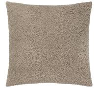 Yard Cabu Polyester Filled Cushion - Scandi Minimalist Chunky Boucle Textured Decorative Pillow (Taupe - 55x55cm)