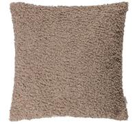 furn. Yard Cabu Polyester Filled Cushion - Scandi Minimalist Chunky Boucle Textured Decorative Pillow (Taupe - 45x45cm)