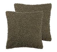 Yard Cabu Textured Boucle Polyester Filled Cushion - Twin Pack