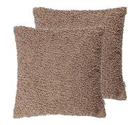 Yard Cabu Textured Boucle Polyester Filled Cushion - Twin Pack