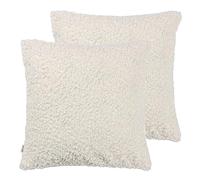 Yard Cabu Textured Boucle Polyester Filled Cushion - Twin Pack