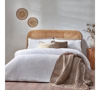 Yard Chunky Waffle Cotton Duvet Set Double White