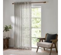 Yard Furn Cirrus Woven Sheer Curtain Panel - Airy Semi Sheer Modern Curtain (Grey - 140x250cm)