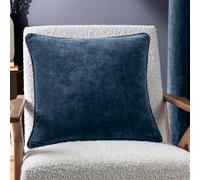 Yard Cushion Heavy Chenille Square Navy 50x50cm