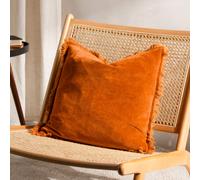 Yard Jaye Velvet Fringed Polyester Filled Cushion