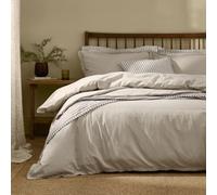 Yard Duvet Cover Set Hebden Washed Cotton 100% Cotton Stone King