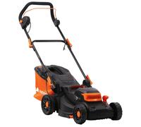 Yard Force 1400 W Corded Electric Lawnmower - Orange & Black, Black,Orange