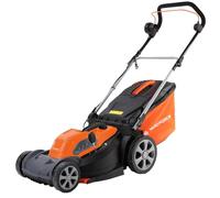Yard Force 1800W Electric Lawnmower, 44cm Steel Blade, 50L Collection Bag, 7 Height Settings, Corded
