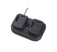 Yard Force 20V 4A Dual Battery Charger - Fast Charging, Compatible with Yard Force 20V CR20 Battery Range