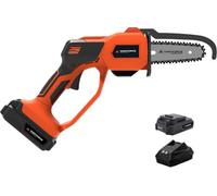 Yard Force 20V Cordless Mini Chainsaw Lightweight One-Handed Pruning Saw With Battery