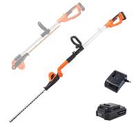 Yard Force 20V Cordless Pole Hedge Trimmer 45cm Blade Li-ion battery
