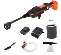 20V Aquajet Cordless Power Cleaner - Black and Orange / 5-in-1 Nozzle