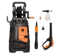 Yard Force 2800W Twin Power Dual Pump High Pressure Washer 150bar Maximum Pressure, 550L/h Max Flow Rate, 8m Hose, Dual Pump, with Foam Sprayer
