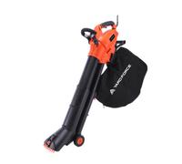 Yard Force 3-In-1 3000W Electric Corded Blower Vac And Mulcher With 35L Collection Bag And 100-300 Km/h Air Speed - Eb U30
