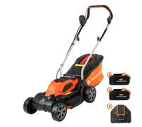 Yard Force 40V 2.5Ah 32Cm Brushless Cordless Lawnmower With Rear Roller & Extra Battery - Lm G32