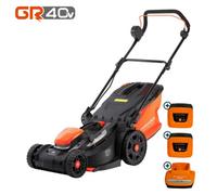Yard Force 40V 37Cm Brushless Cordless Lawnmower With Rear Roller & Extra Battery - Lm G37A