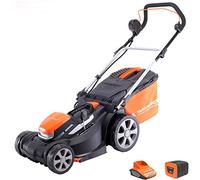 Yard Force 40V 37cm Cordless Lawnmower with 2.5Ah Lithium-ion Battery & Quick Charger LM G37A - GR 40 range
