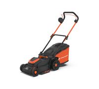 Yard Force 40V 37cm Cordless Lawn Mower, Brushless Motor with Rear Roller for Striped Lawn, 40L Grass Box, 7 Cutting Heights (25-75mm), Battery & Charger Included