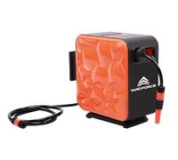 Yard Force HW HR20B Automatic Garden Hose Reel 20m - 180° Quick Release Wall Mount Auto Rewind 8 Bar Includes Spray Nozzle & Adapter Kit