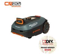 Yard Force Ivision I600 Robotic Lawnmower For Lawns Up To 600M², Boundary-Free Mowing, Ai Vision, Wi-Fi & App Control
