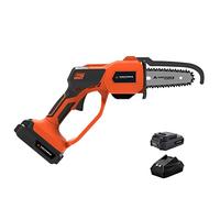 Yard Force Mini Chainsaw Cordless Pruning Battery Powered Lightweight Pruning One Handed 20V 2.0Ah Lithium-Ion Small Chain Saw for Tree Trimming, Cut Wood
