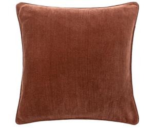 Yard Furn Heavy Chenille Feather Filled Cushion - Luxury Soft Velvet Piped Decorative Cushion (Nutmeg - 50x50cm)