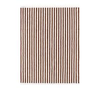 Yard Furn Hebden Striped Cotton Bath Mat - Soft Absorbent Natural 100% Cotton Bathroom Accessory (Pecan - 50x70cm)