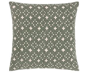 Yard furn Helm Polyester Filled Cushion - Textured Washed Cotton (Lichen - 50x50cm)