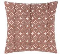 Yard Helm Pecan Organic Woven Cushion - Size: 50 x 50 cm - Multi - Yard Living - Wilko