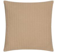 Yard furn Hush Feather Filled Cushion - Soft Gauze Cotton Comfort (Taupe - 45x45cm)