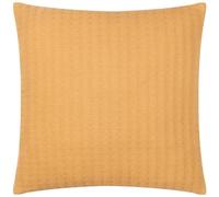 Yard furn Hush Polyester Filled Cushion - Lightweight Cotton Gauze (Honey - 45x45cm)