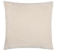 Yard furn Pebble Cushion Cover - Textured Chenille Linen Reverse Neutral Decorative Case (Natural - 45x45cm)