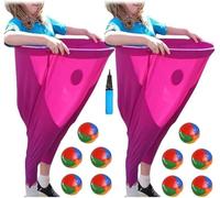 Yard-Games Granny-Pants Oversized Sets, with Bouncy Balls and Marker Cones, Field Day Family Reunion Giants Sets for Adults(C)