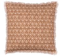 Yard Georgi Abstract Cushion in Brown | Size: 50 cm x 50 cm Yard Brown 50 cm x 50 cm