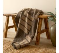 Yard Harlech Woven Reversible Throw in Brown | Size: 130 cm x 180 cm Yard Brown 130 cm x 180 cm