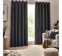 Yard Heavy Chenille Velvet Eyelet Curtains