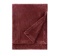 Yard Christmas Beetroot Heavy Chenille Velvet Throw 130 x 180cm - Size: 180 x 130 x 1cm - Wilko