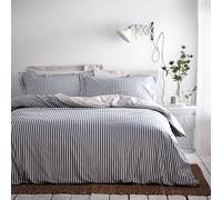 Yard Hebden Cotton Stripe Navy Bedding Set - Single