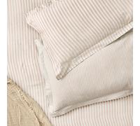 Yard Hebden Melange Blush Stripe Pair of Pillowcases - STD PR, BLUSH