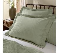 Yard Hebden Relaxed Seersucker Pillowcase Pair (Green)