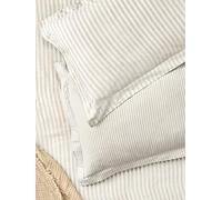 The Linen Yard Hebden Fitted Sheet, Natural, Double