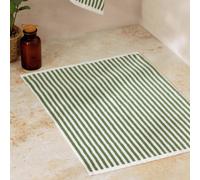 Yard Hebden Stripe Bath Mat - Forest