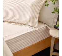 Yard Hebden Midi Stripe Fitted Sheet (Blush, Super King)
