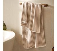 Yard Hebden Striped 100% Cotton Towel in Natural Yard Natural