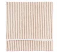 Furn Bath Towel Yard Hebden - Ultra Soft 100% Cotton Terry Striped - Natural 70x130cm