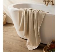 Yard Hebden Waffle Hand Towel - Soft Textured 100% Cotton Bathroom Towel (Stone - 100x150cm)