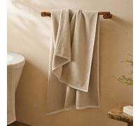 Yard Bath Towel Hebden Waffle Stone 70x130cm