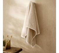 Yard Hebden Textured Waffle 100% Cotton Towel in Natural | Size: Bath Sheet Yard Natural Bath Sheet