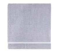 Yard Hebden Waffle Hand Towel - Soft Textured 100% Cotton Bathroom Towel (Denim Blue - 70x130cm)