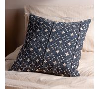 Yard Helm 100% Cotton Woven Cushion in Navy | Size: 50 cm x 50 cm Yard Navy 50 cm x 50 cm